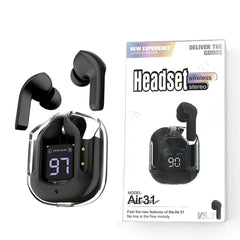A31 Airbuds- Earbuds Wireless Setero with Transparency LED Display